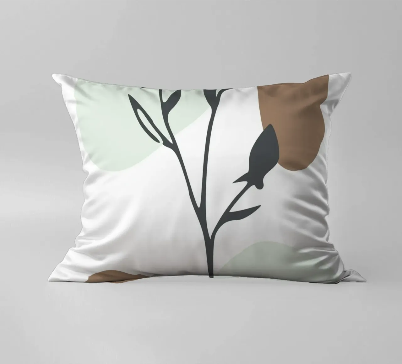 dry branch with leaves cuscino da vintageshop