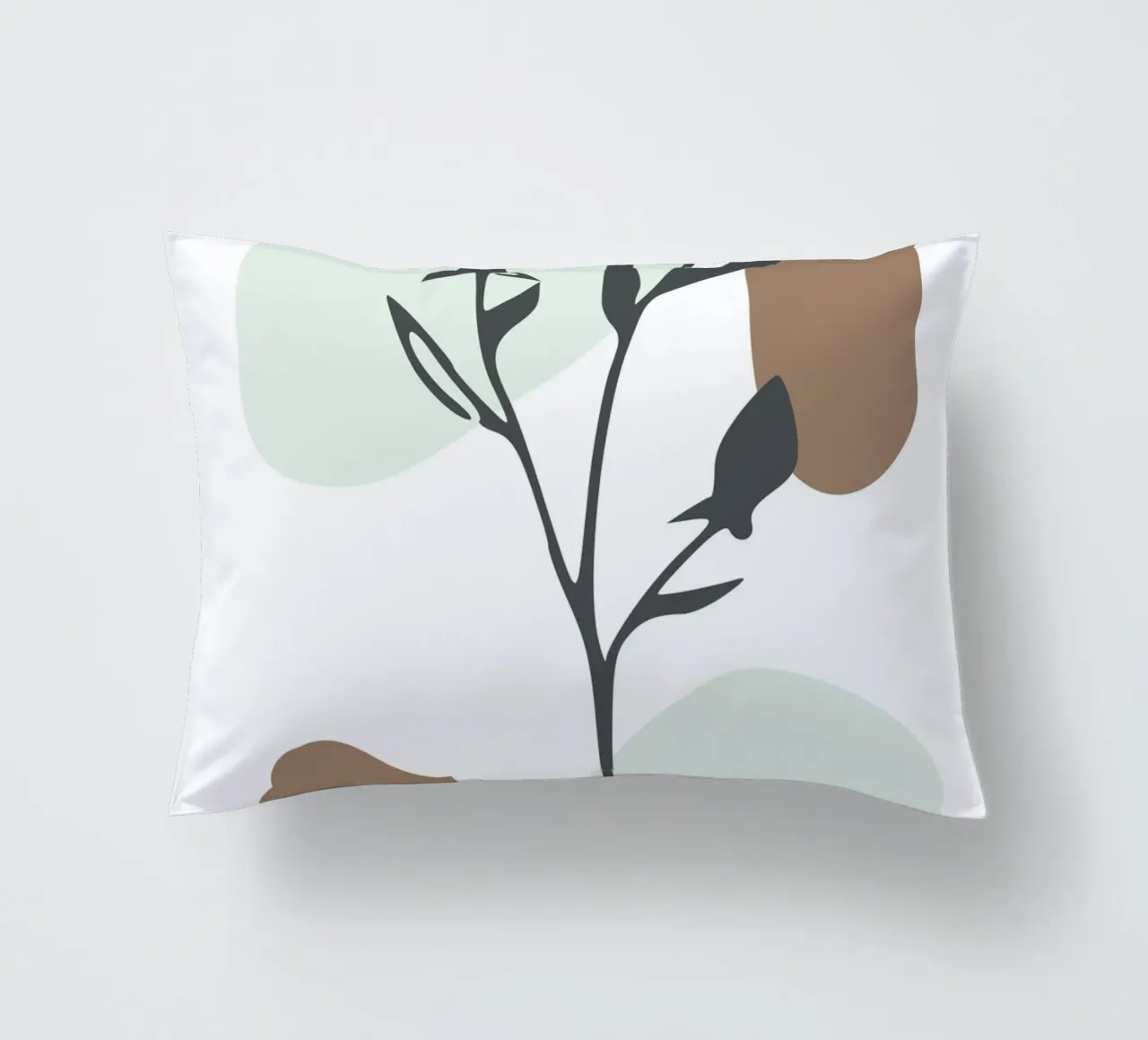 dry branch with leaves cuscino da vintageshop