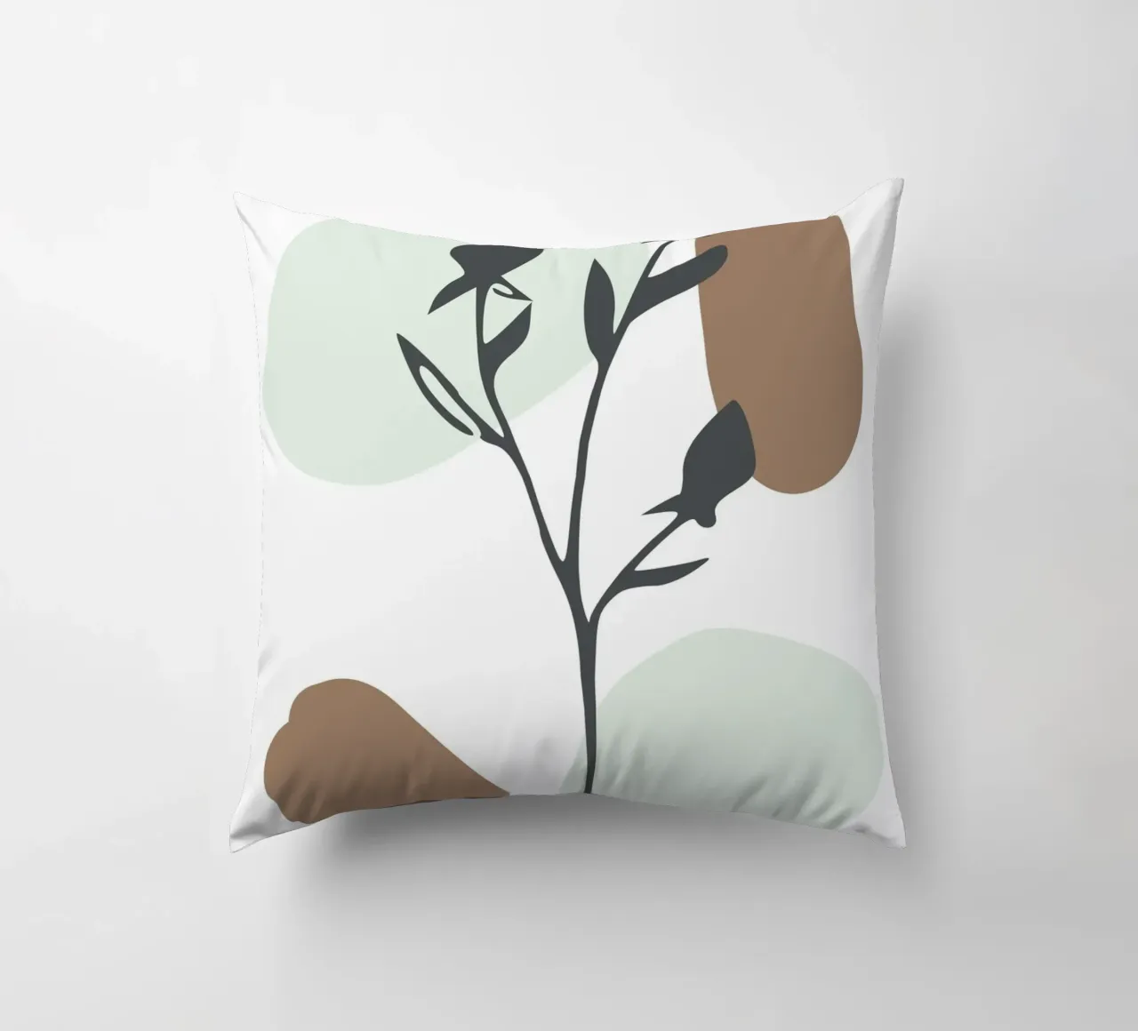 dry branch with leaves cuscino da vintageshop