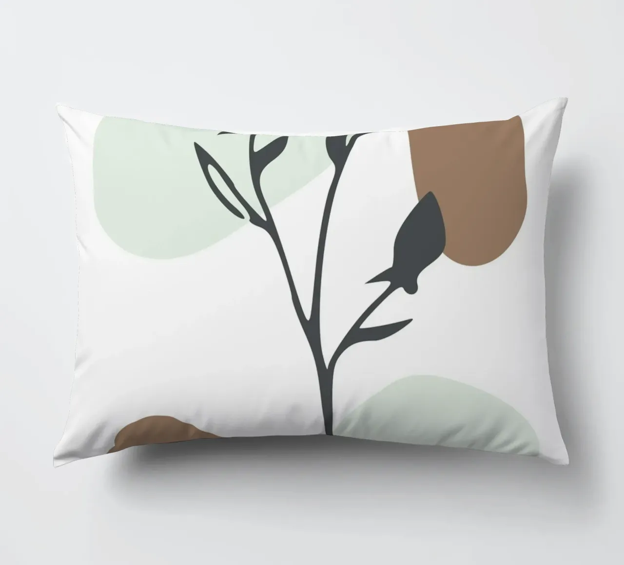 dry branch with leaves cuscino da vintageshop