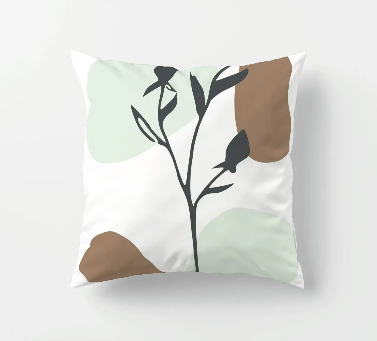 dry branch with leaves cuscino da vintageshop