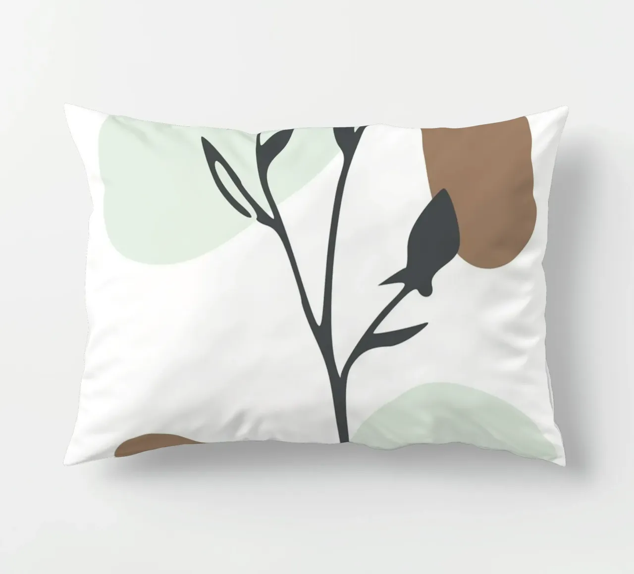 dry branch with leaves cuscino da vintageshop