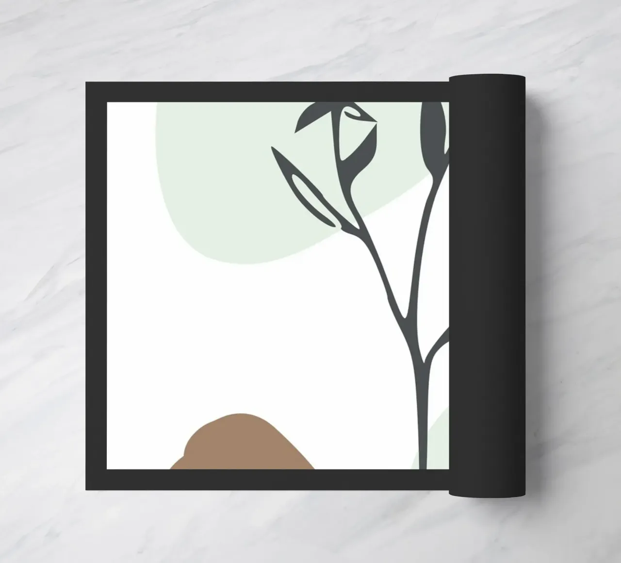 dry branch with leaves zerbino da vintageshop