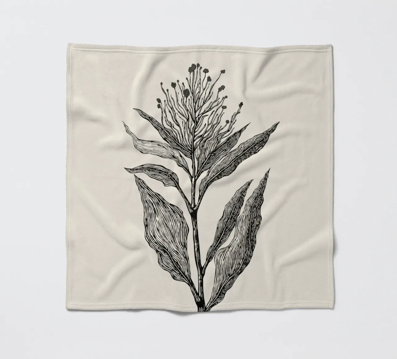 Botanical Poster coperta in pile da Indigo Rain