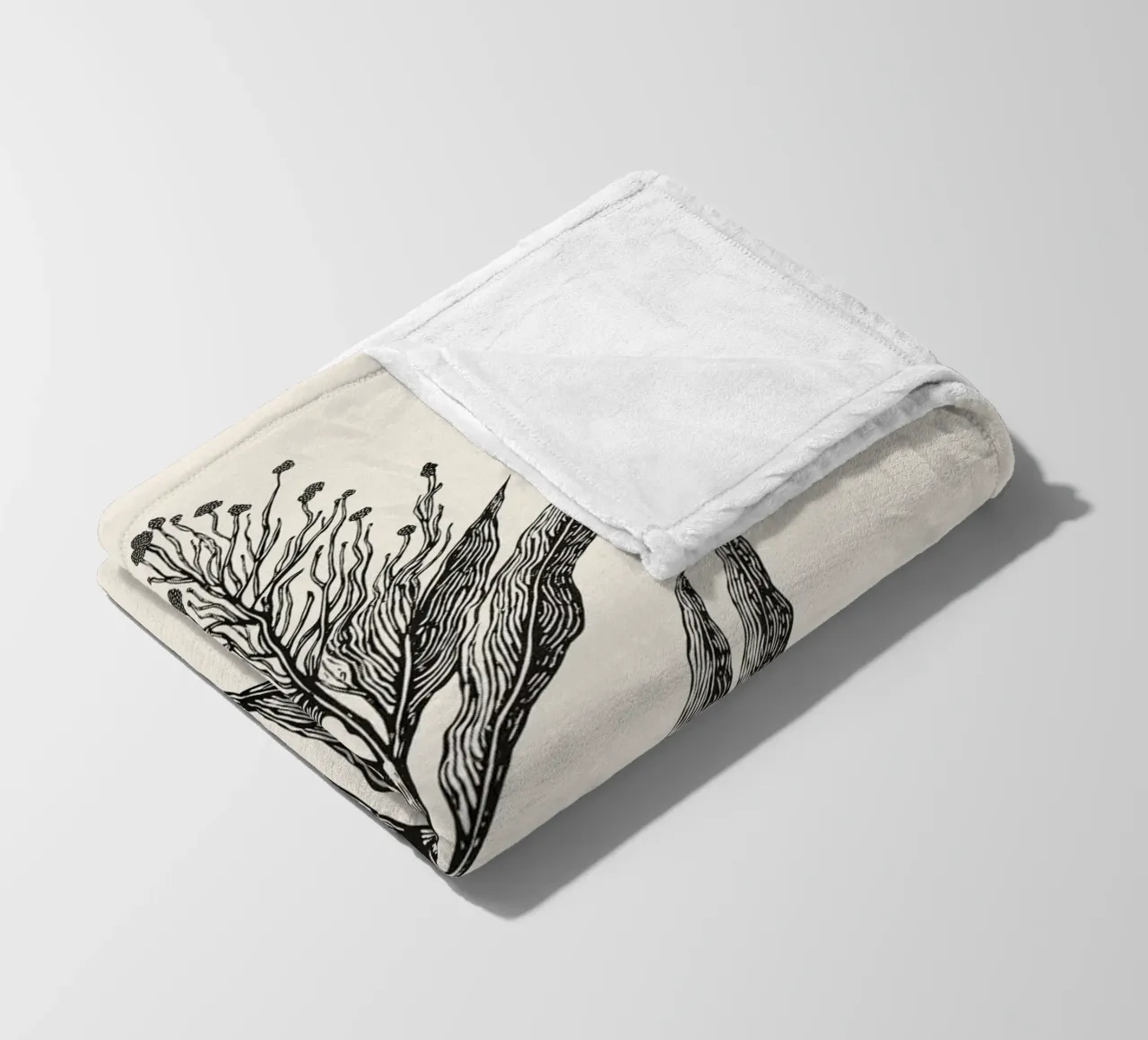 Botanical Poster coperta in pile da Indigo Rain
