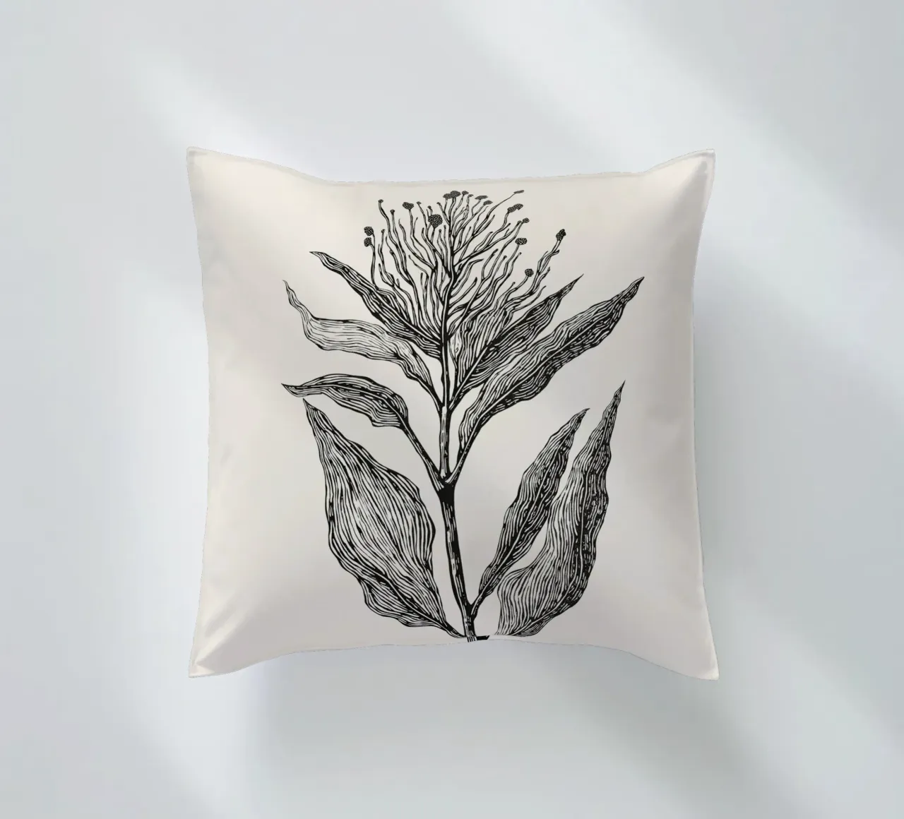 Botanical Poster cuscino da Indigo Rain