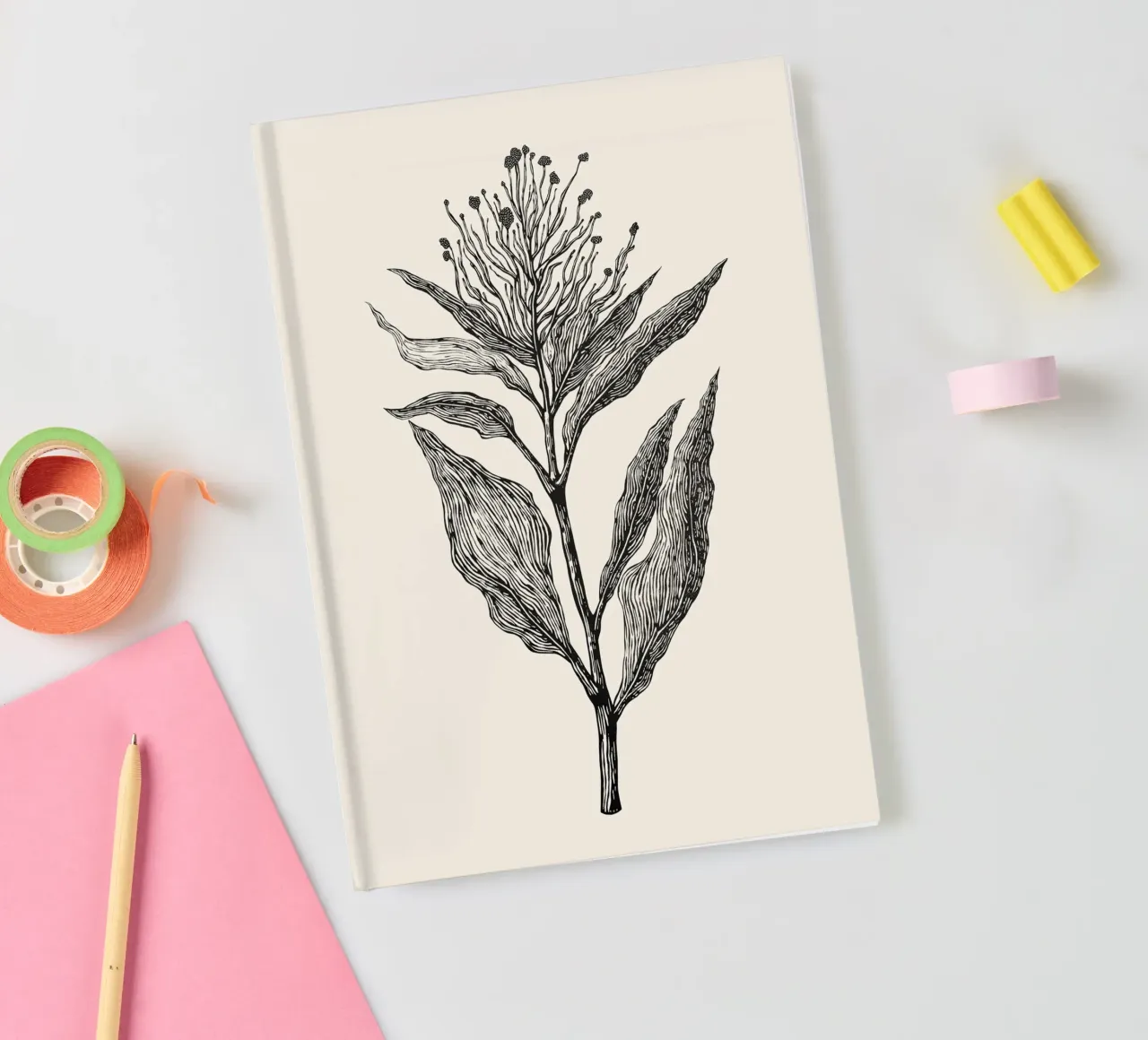 Botanical Poster notebook by Indigo Rain