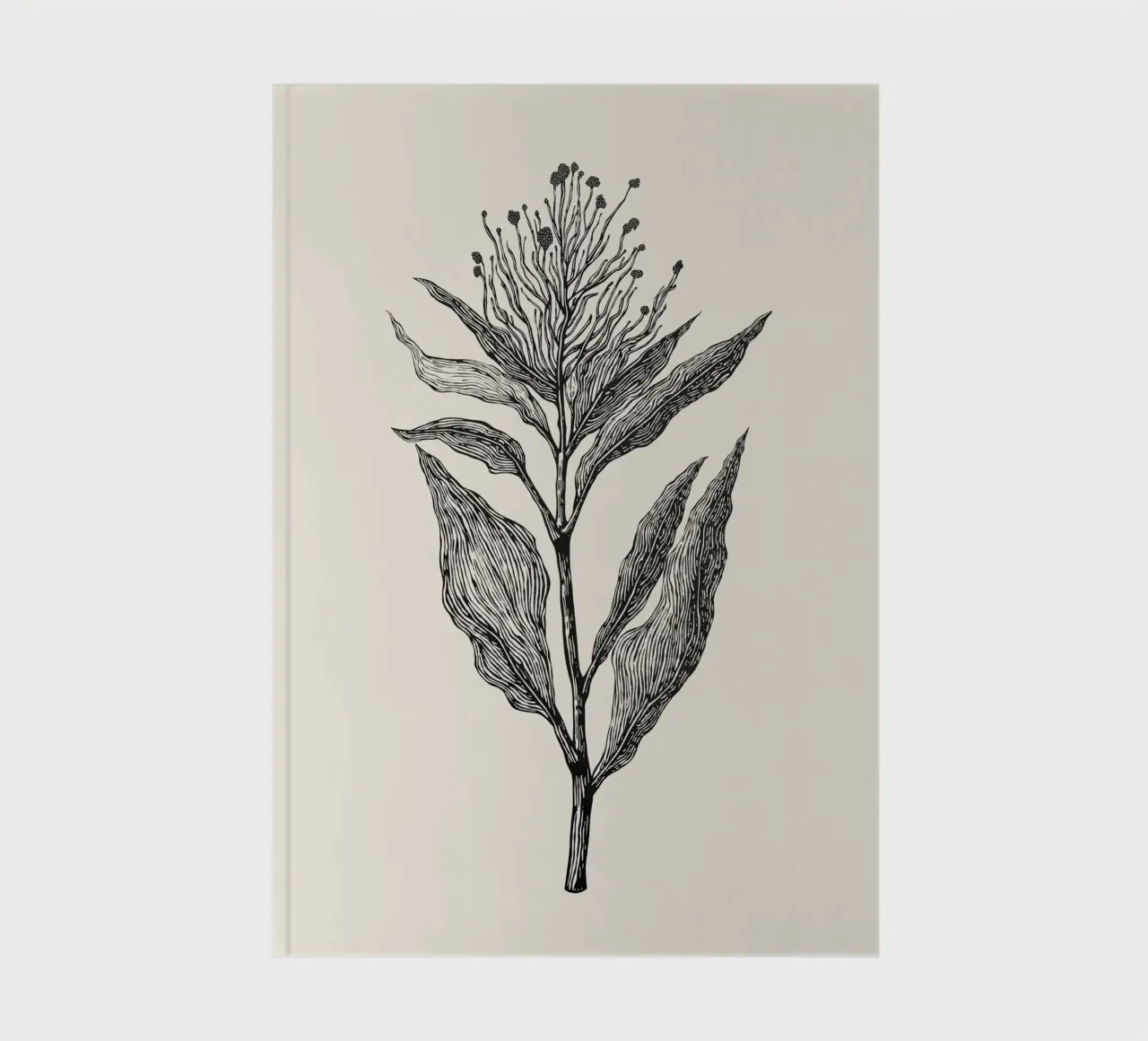 Botanical Poster notebook by Indigo Rain