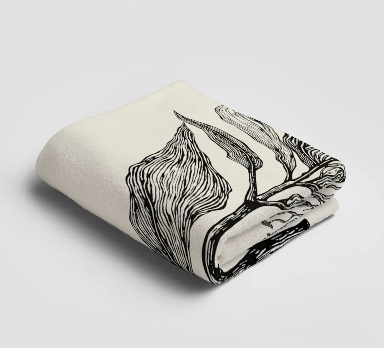 Botanical Poster asciugamano da bagno da Indigo Rain