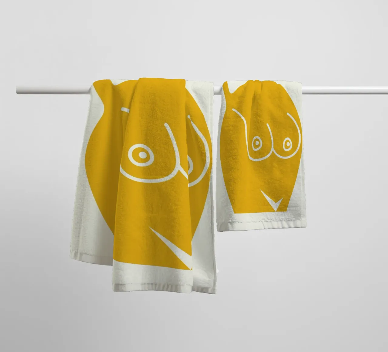 Shape of you 04 towel by Little Dean