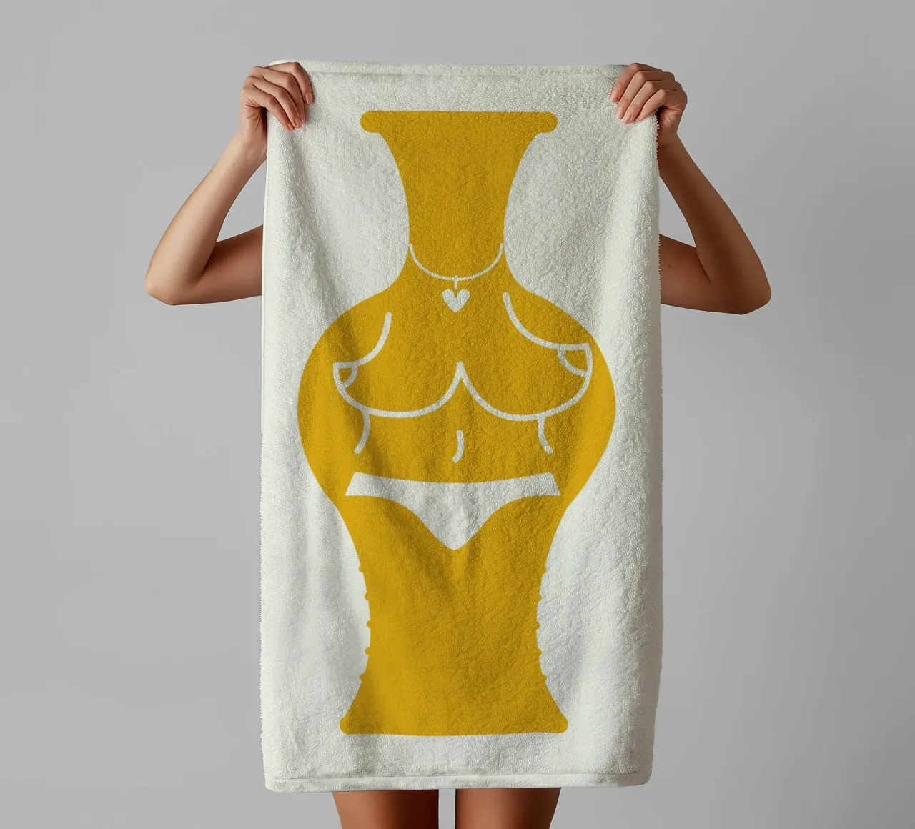 Shape of you 05 towel by Little Dean