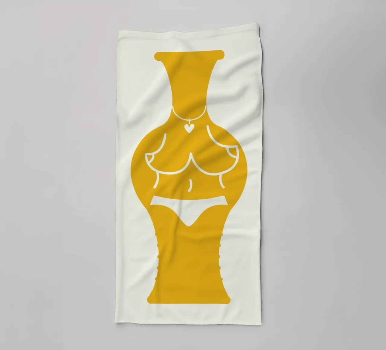 Shape of you 05 towel by Little Dean