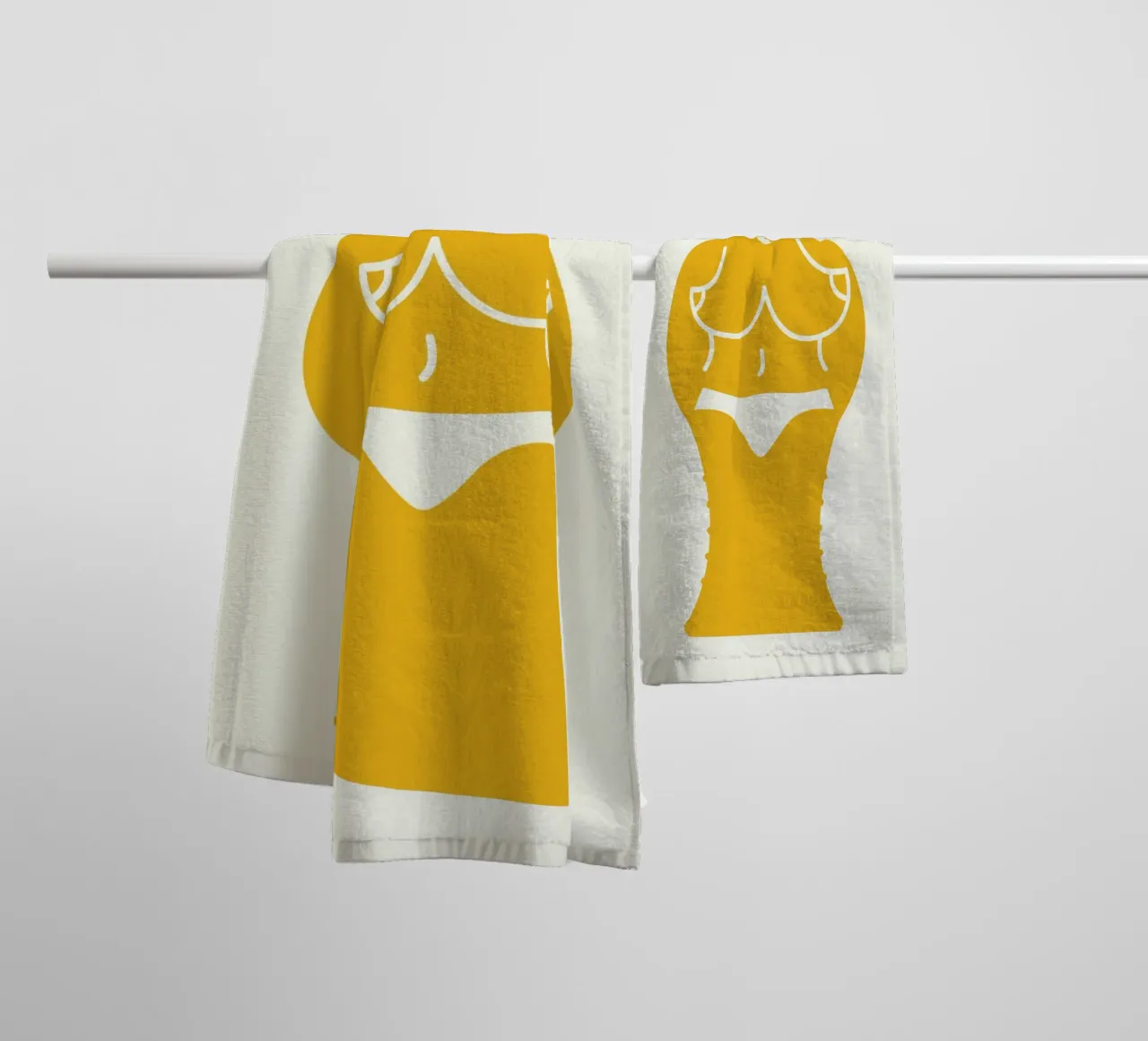 Shape of you 05 towel by Little Dean