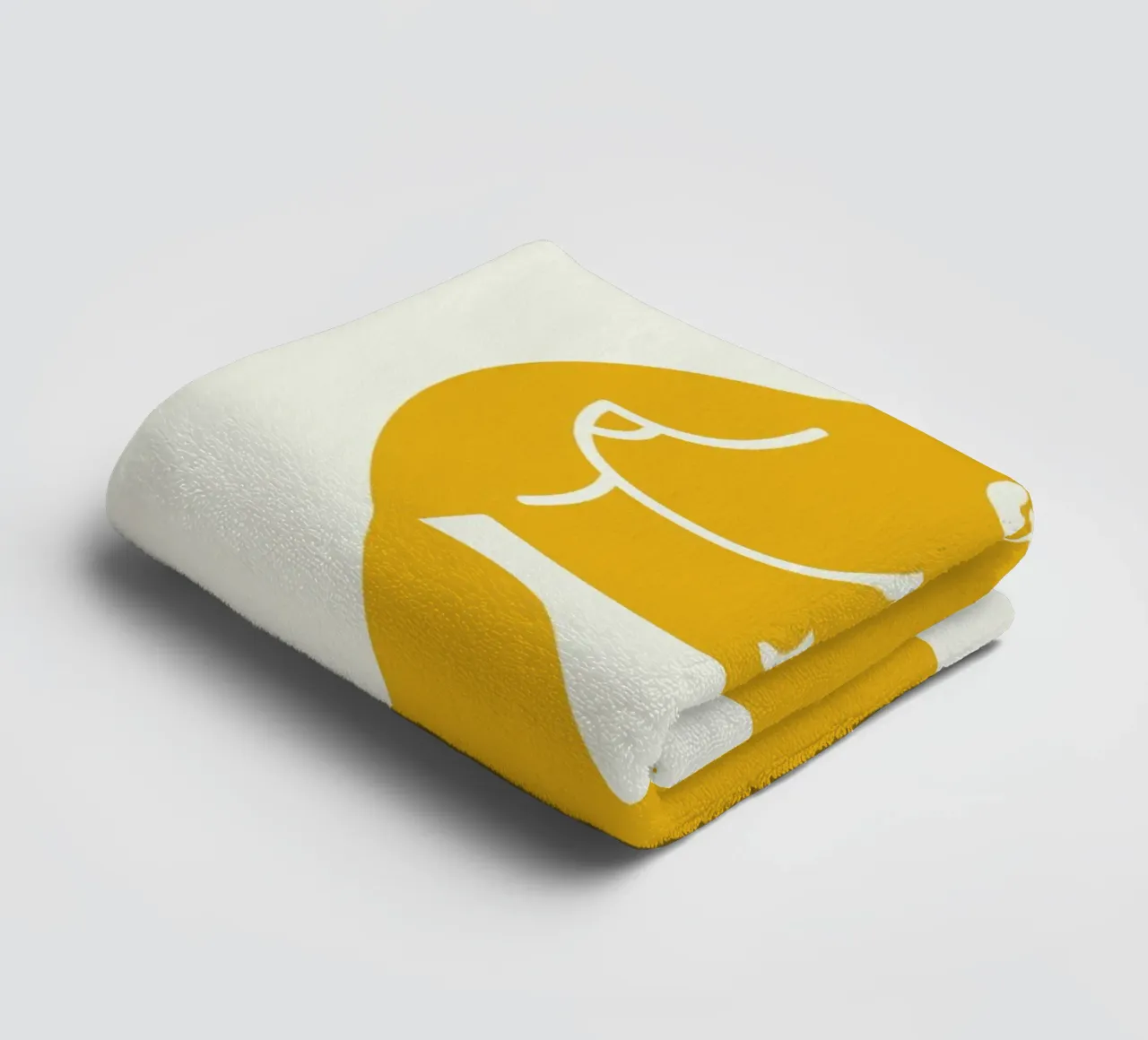 Shape of you 05 towel by Little Dean