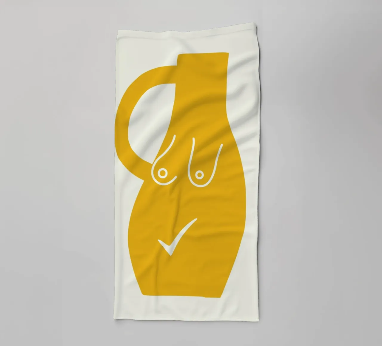 Shape of you 06 towel by Little Dean