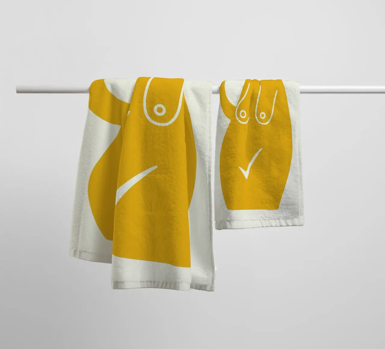 Shape of you 06 towel by Little Dean