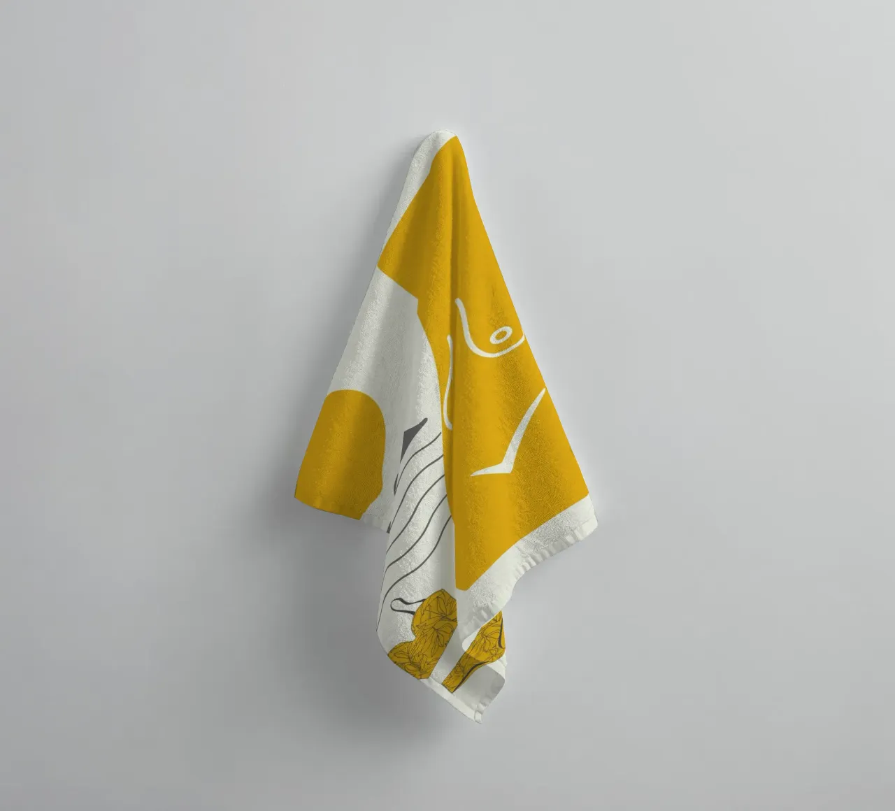 Shape of you 07 towel by Little Dean