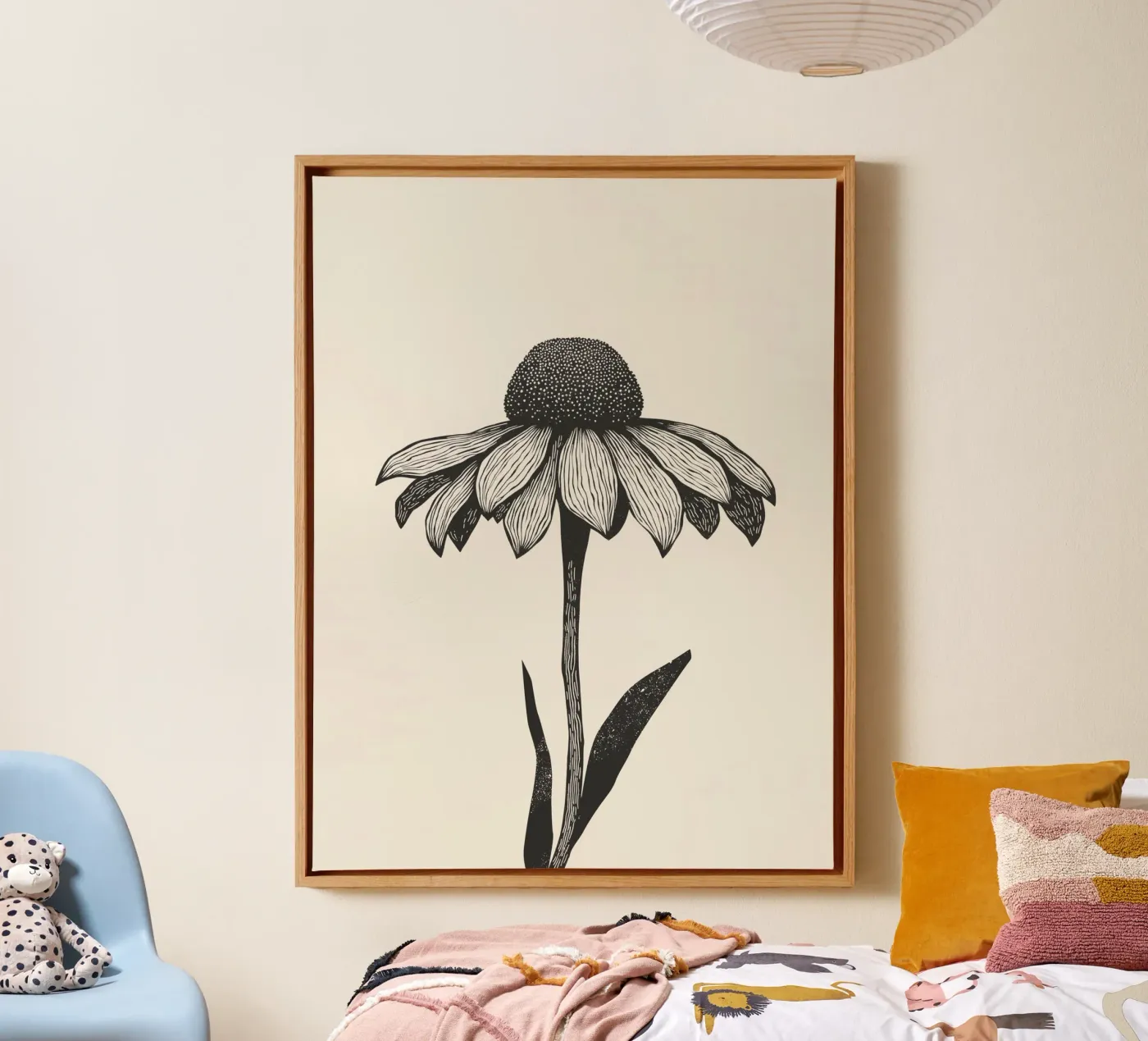Echinocea canvas by Indigo Rain