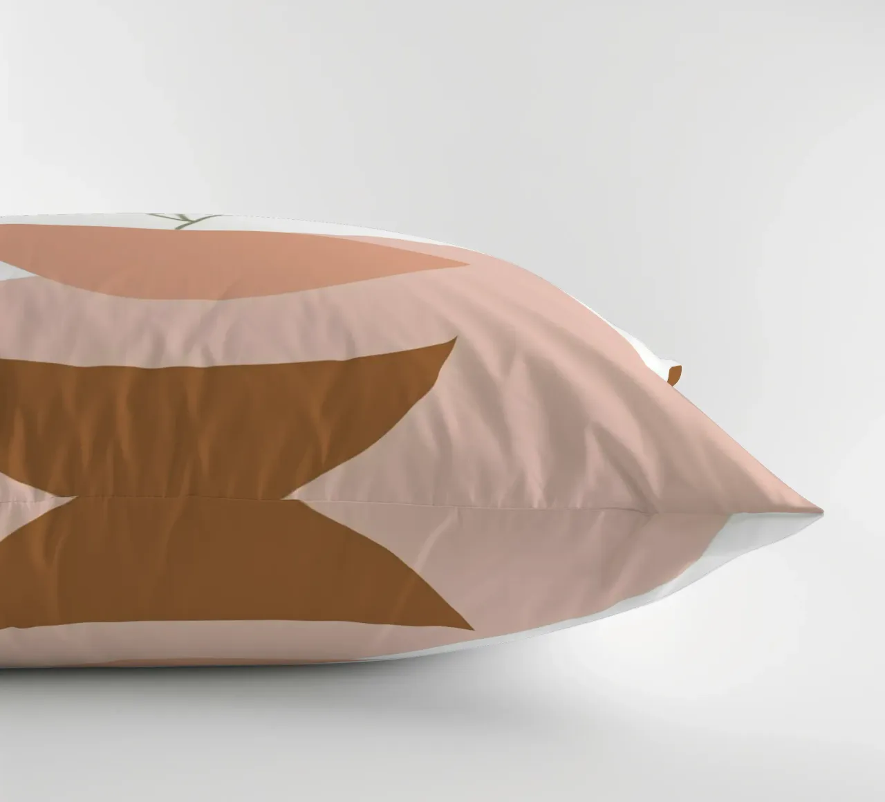 branch with minimalist leaves cuscino da vintageshop