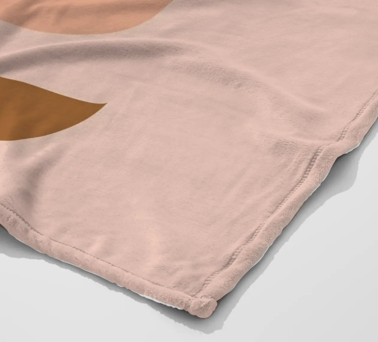 branch with minimalist leaves coperta in pile da vintageshop