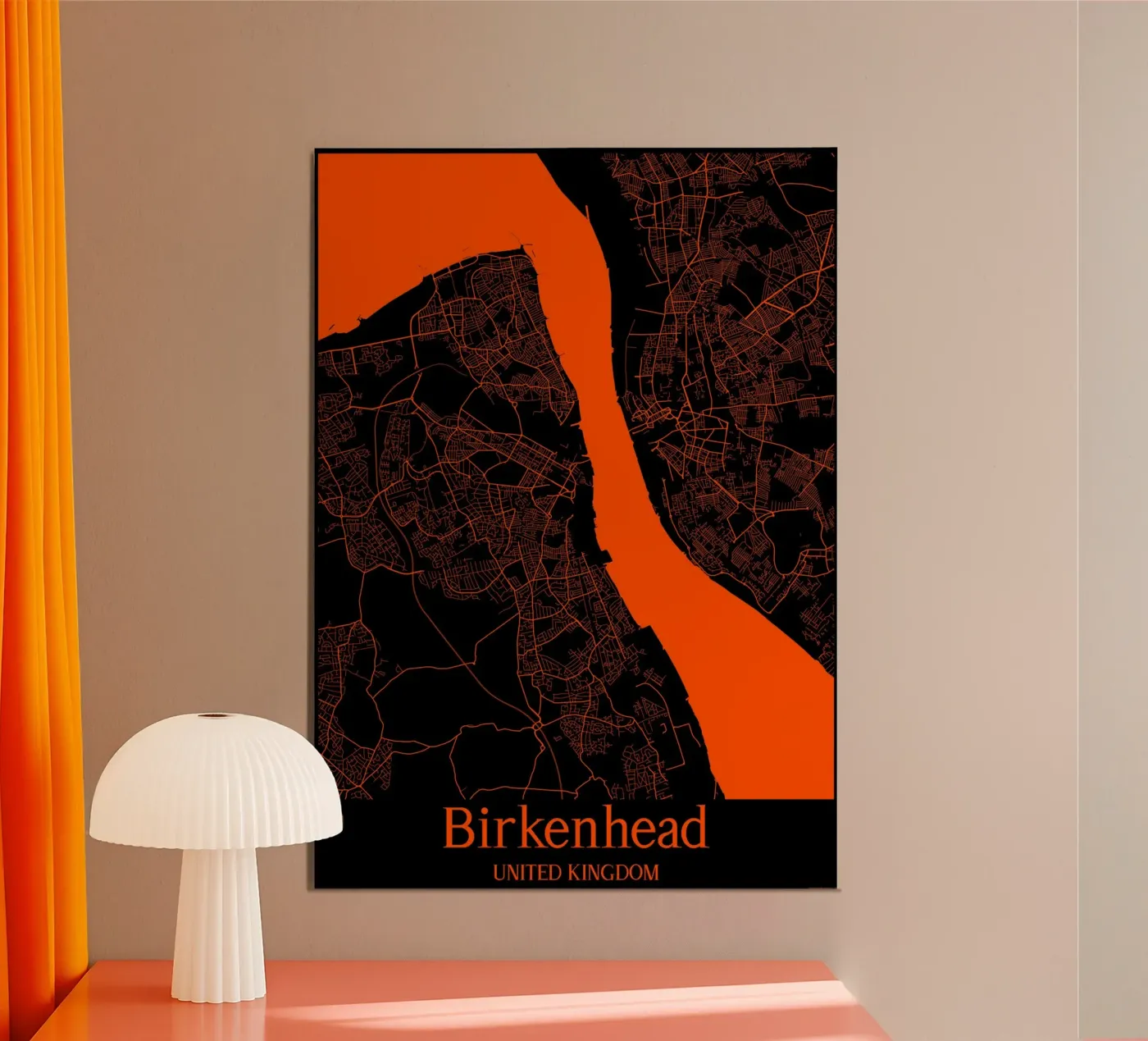 Birkenhead poster van MiMap