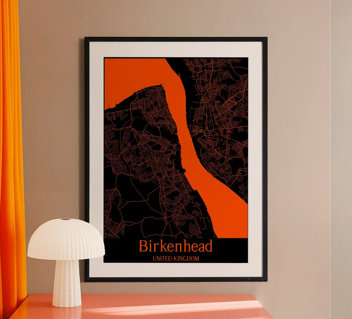 Birkenhead poster van MiMap