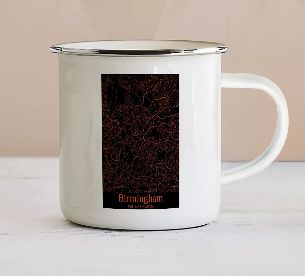 Birmingham tazza in smalto da MiMap