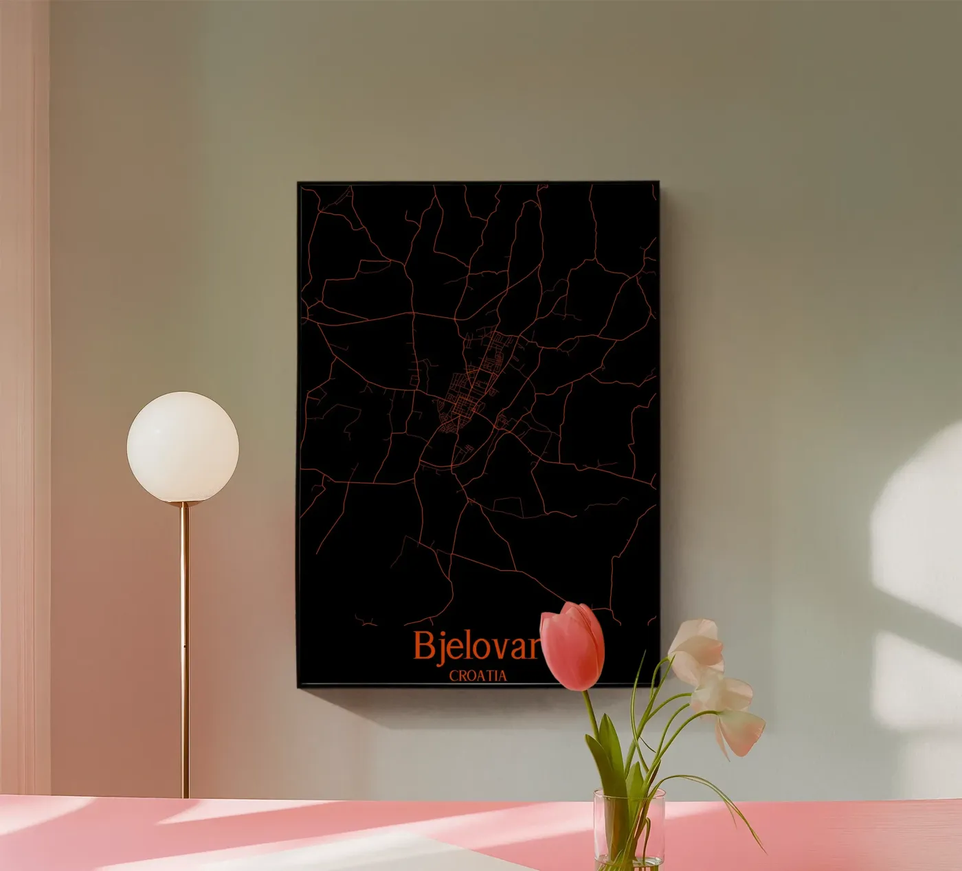 Bjelovar plexiglass da MiMap