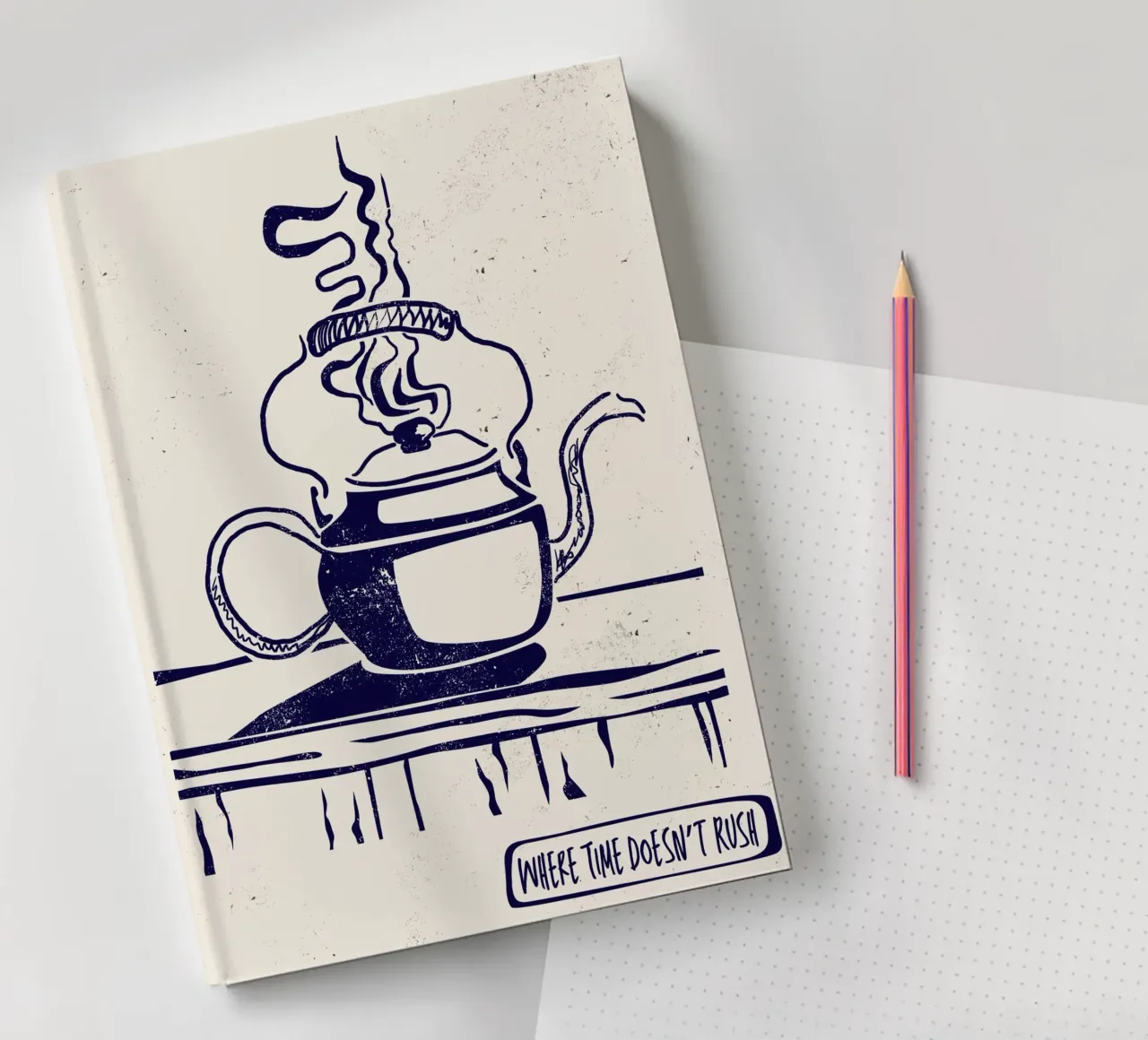 Where Time Doesn’t Rush notebook by Indigo Rain