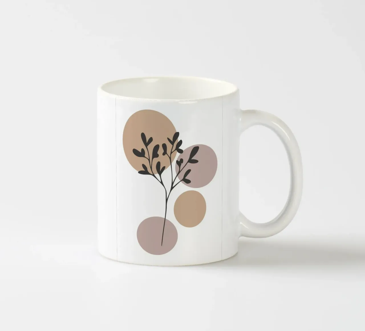 minimalist leaf tazza in ceramica da vintageshop