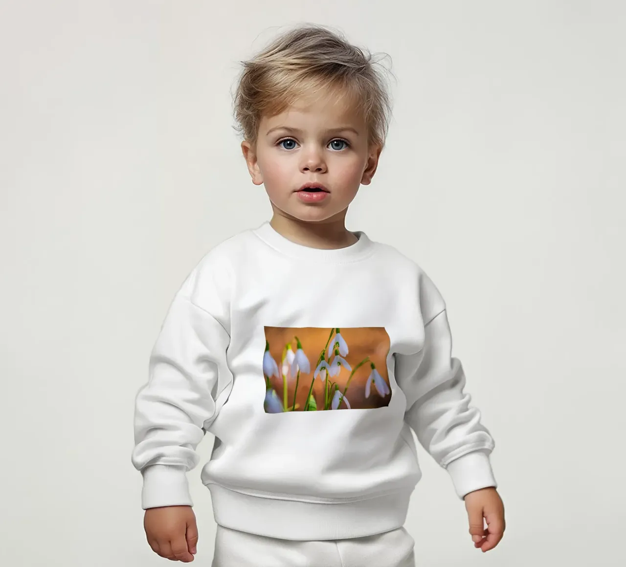 Snowdrops baby sweatshirt by Marcus Beckert | Fotografie