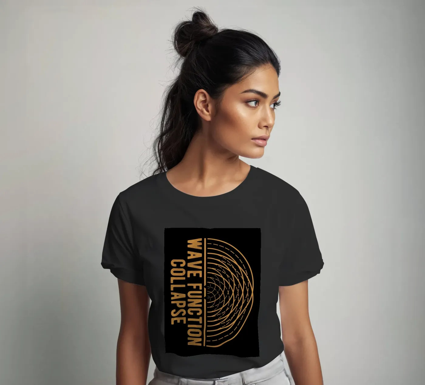 Wave Function Collapse t-shirt van Mariel Toigo