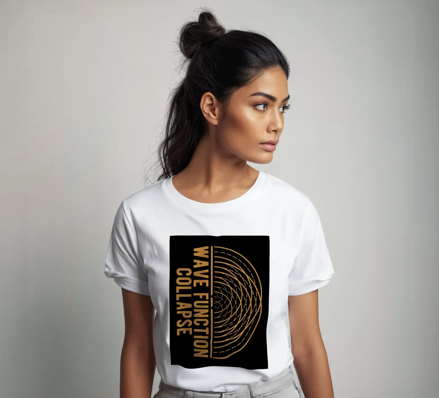 Wave Function Collapse t-shirt van Mariel Toigo