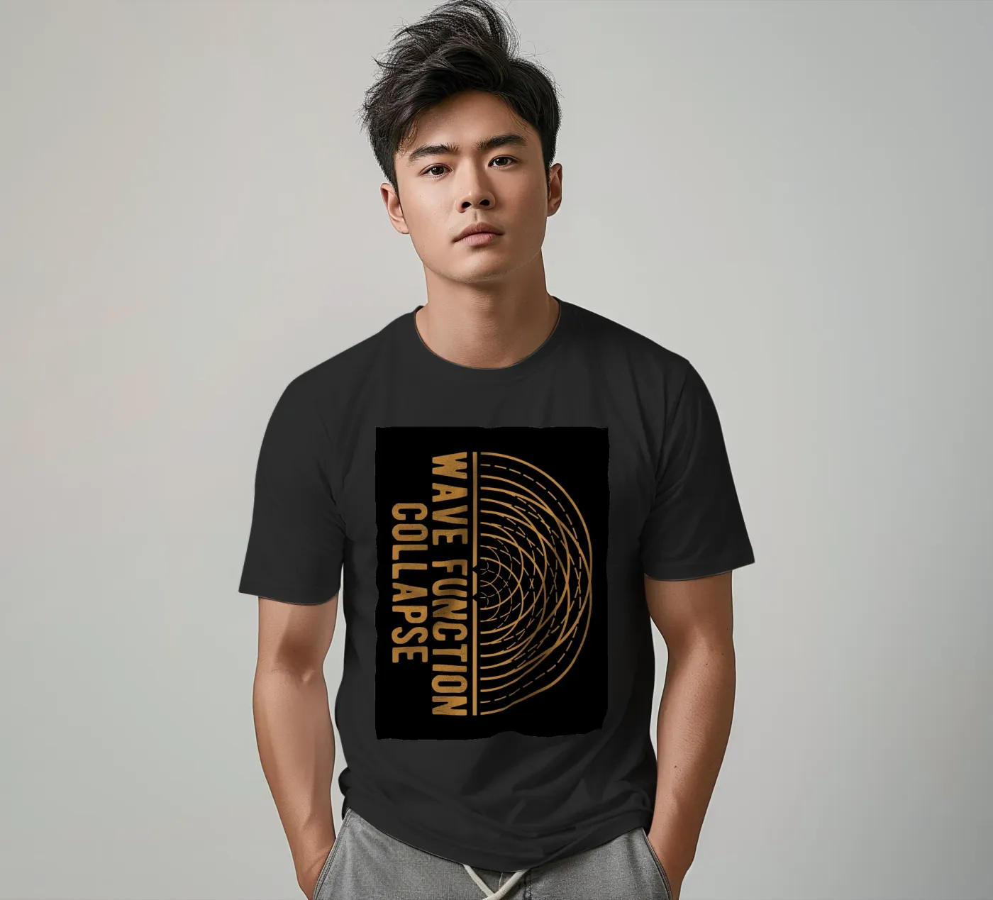 Wave Function Collapse t-shirt van Mariel Toigo