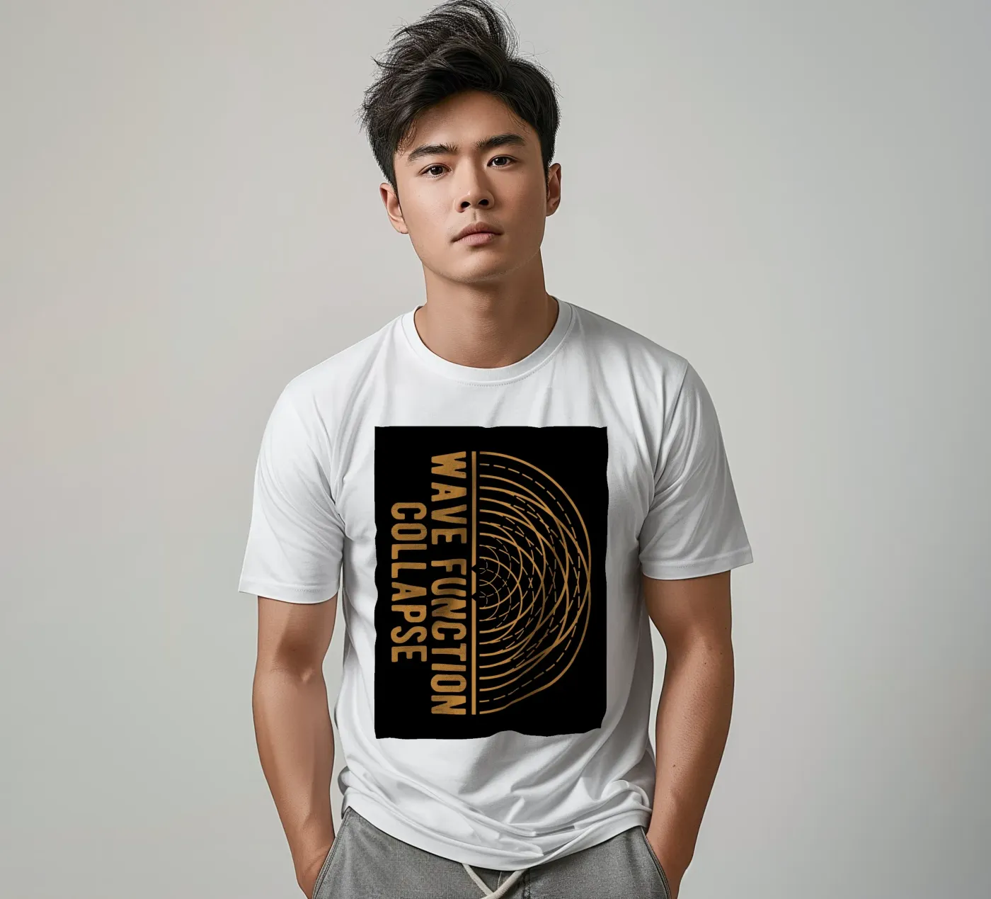 Wave Function Collapse t-shirt van Mariel Toigo