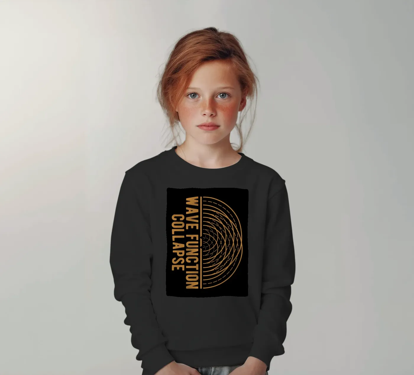 Effondrement de la fonction d'onde sweat enfant de Mariel Toigo