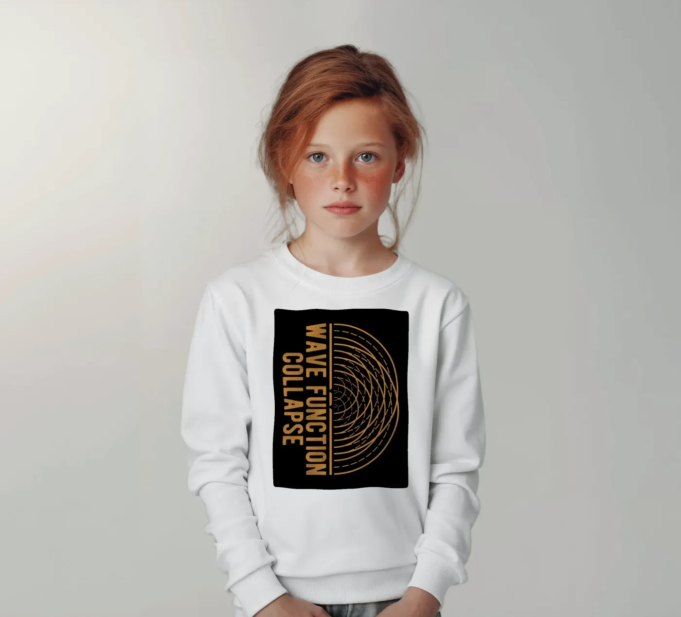 Effondrement de la fonction d'onde sweat enfant de Mariel Toigo