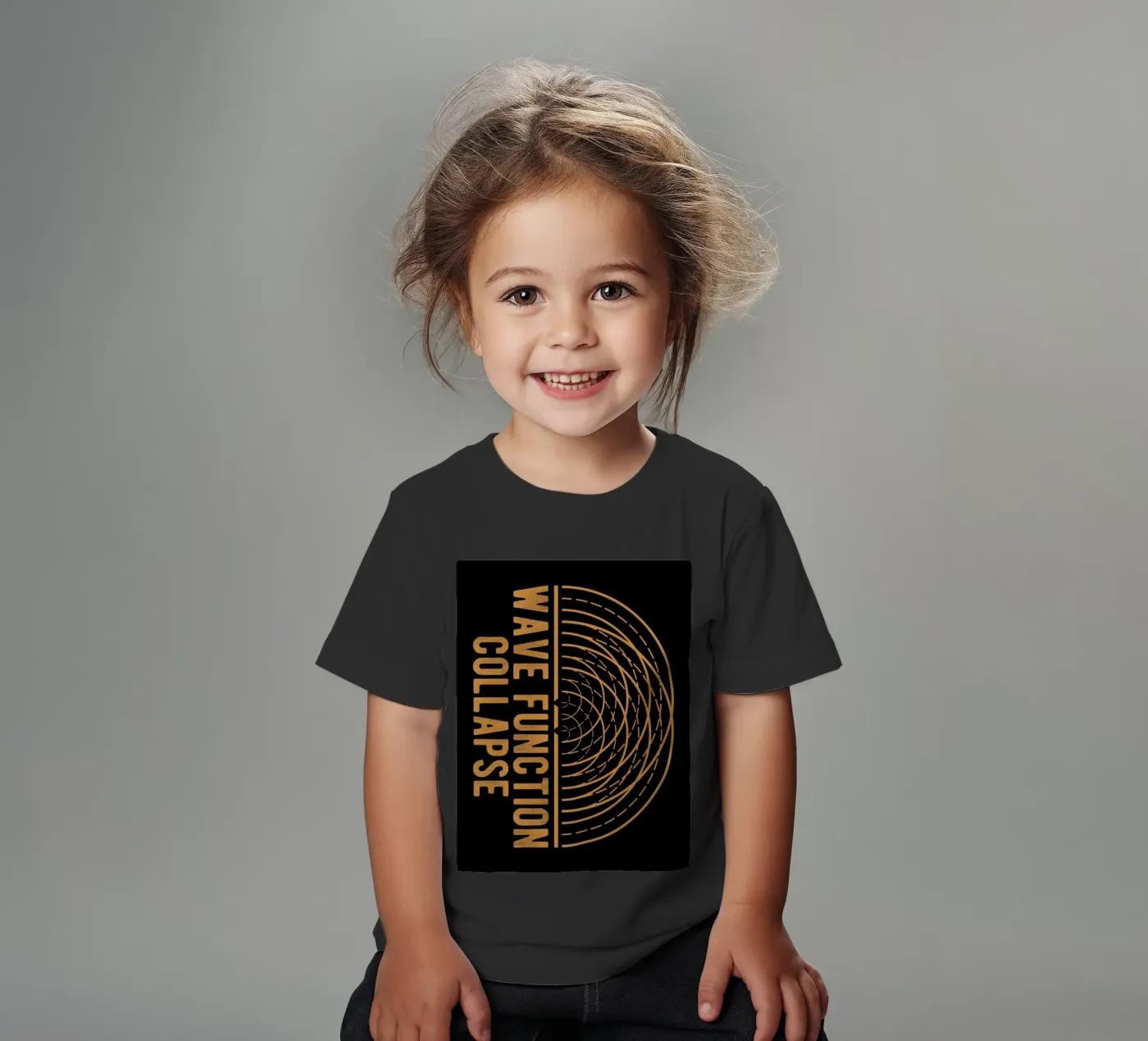 Wave Function Collapse Kinder T-Shirt von Mariel Toigo