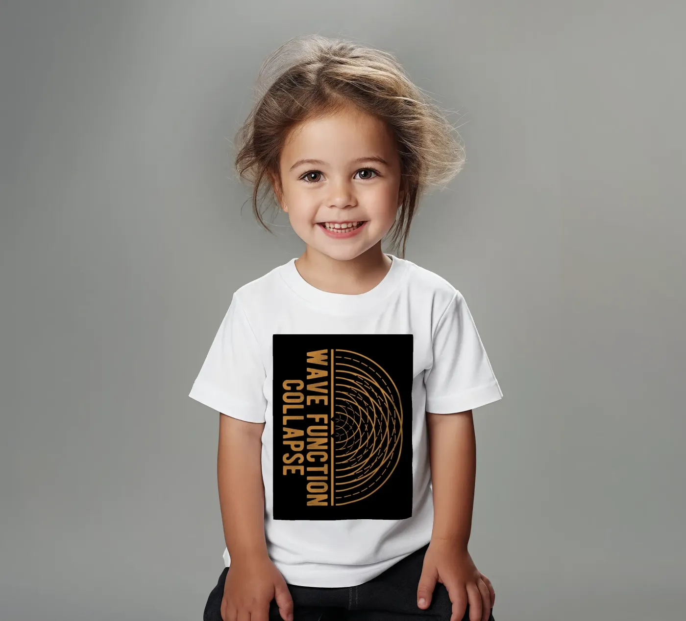 Wave Function Collapse Kinder T-Shirt von Mariel Toigo
