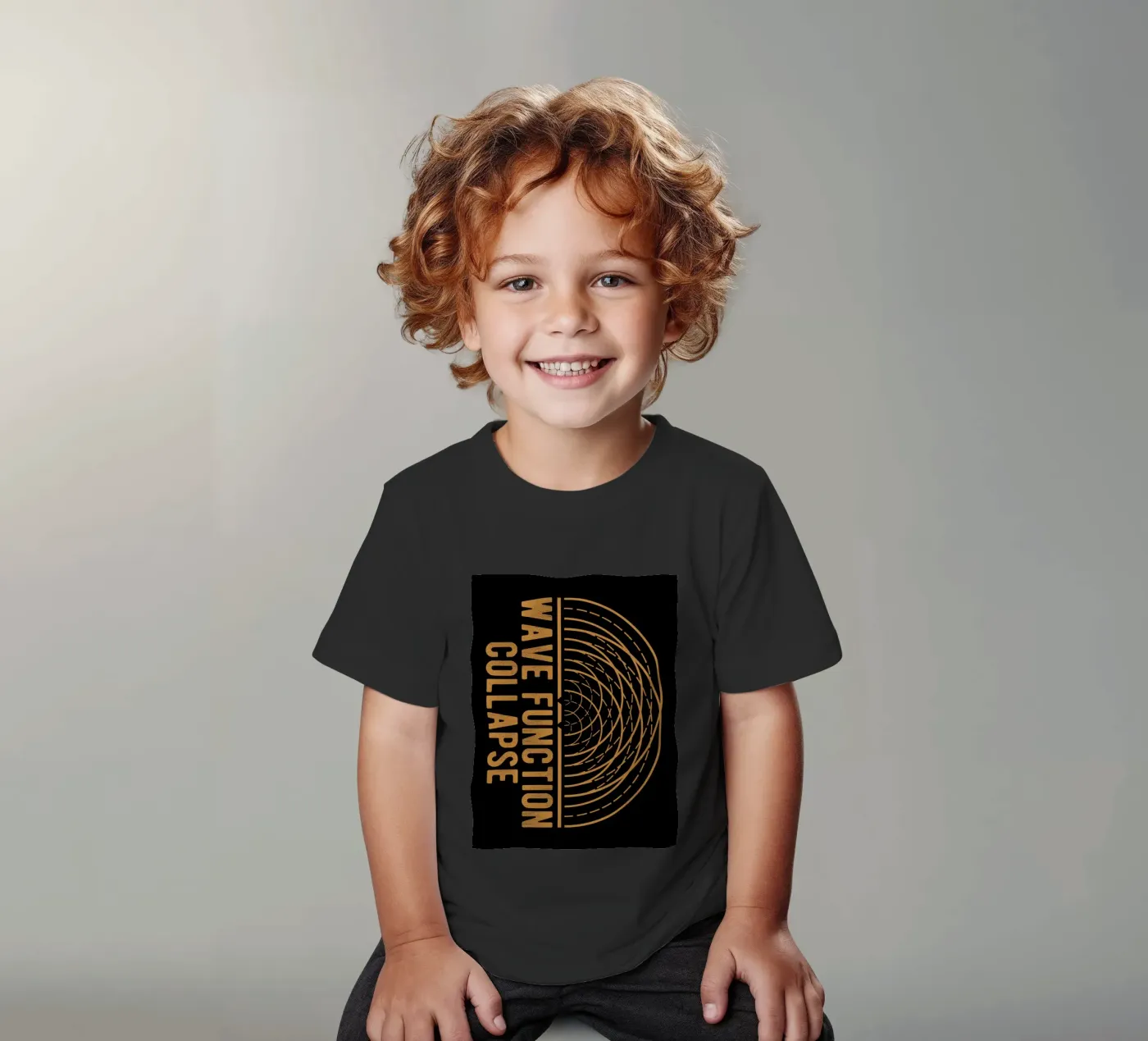 Wave Function Collapse Kinder T-Shirt von Mariel Toigo