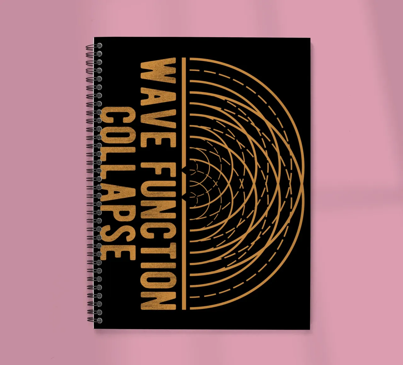 Wave Function Collapse spiral notebook by Mariel Toigo