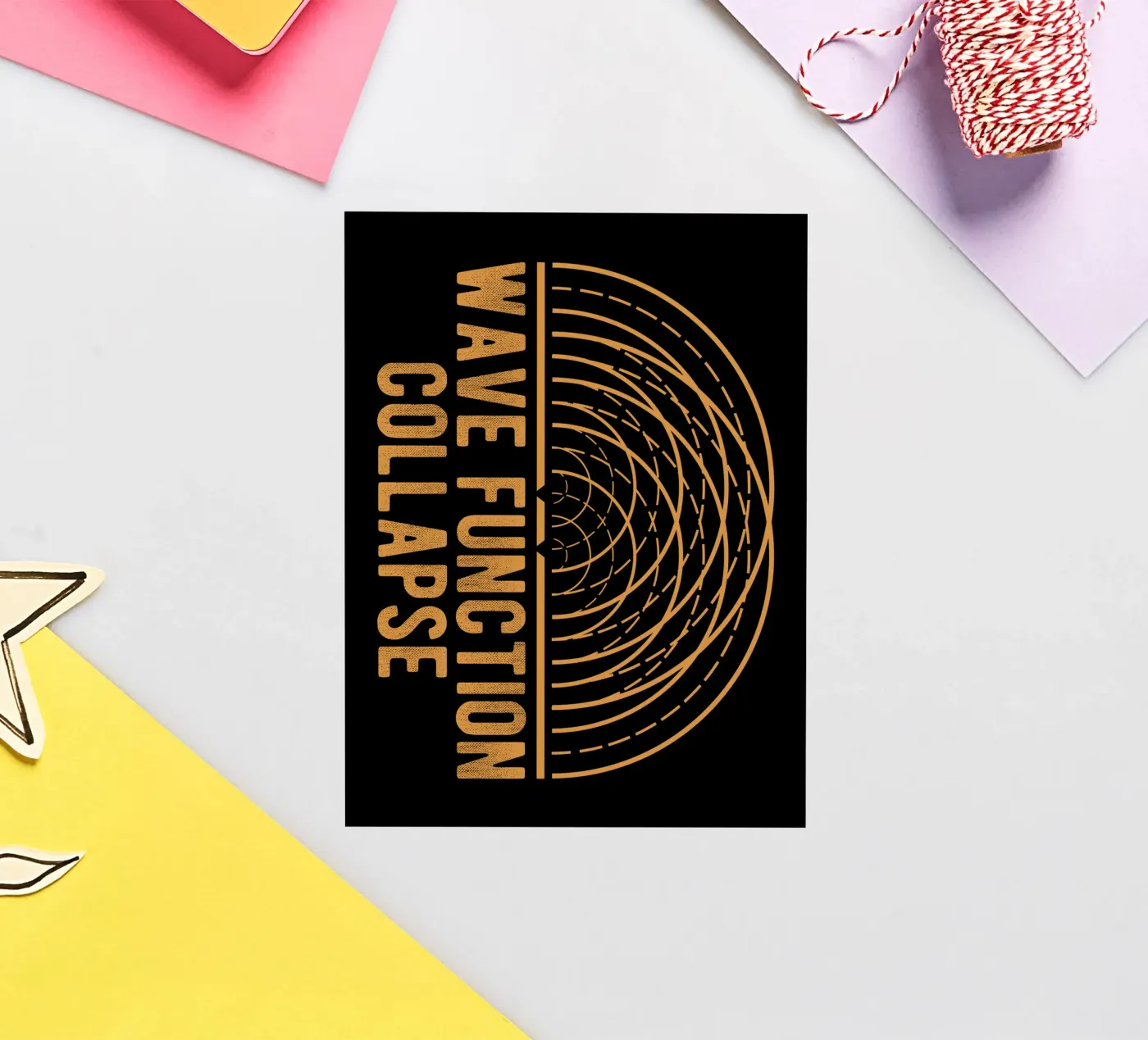 Wave Function Collapse adesivo da Mariel Toigo