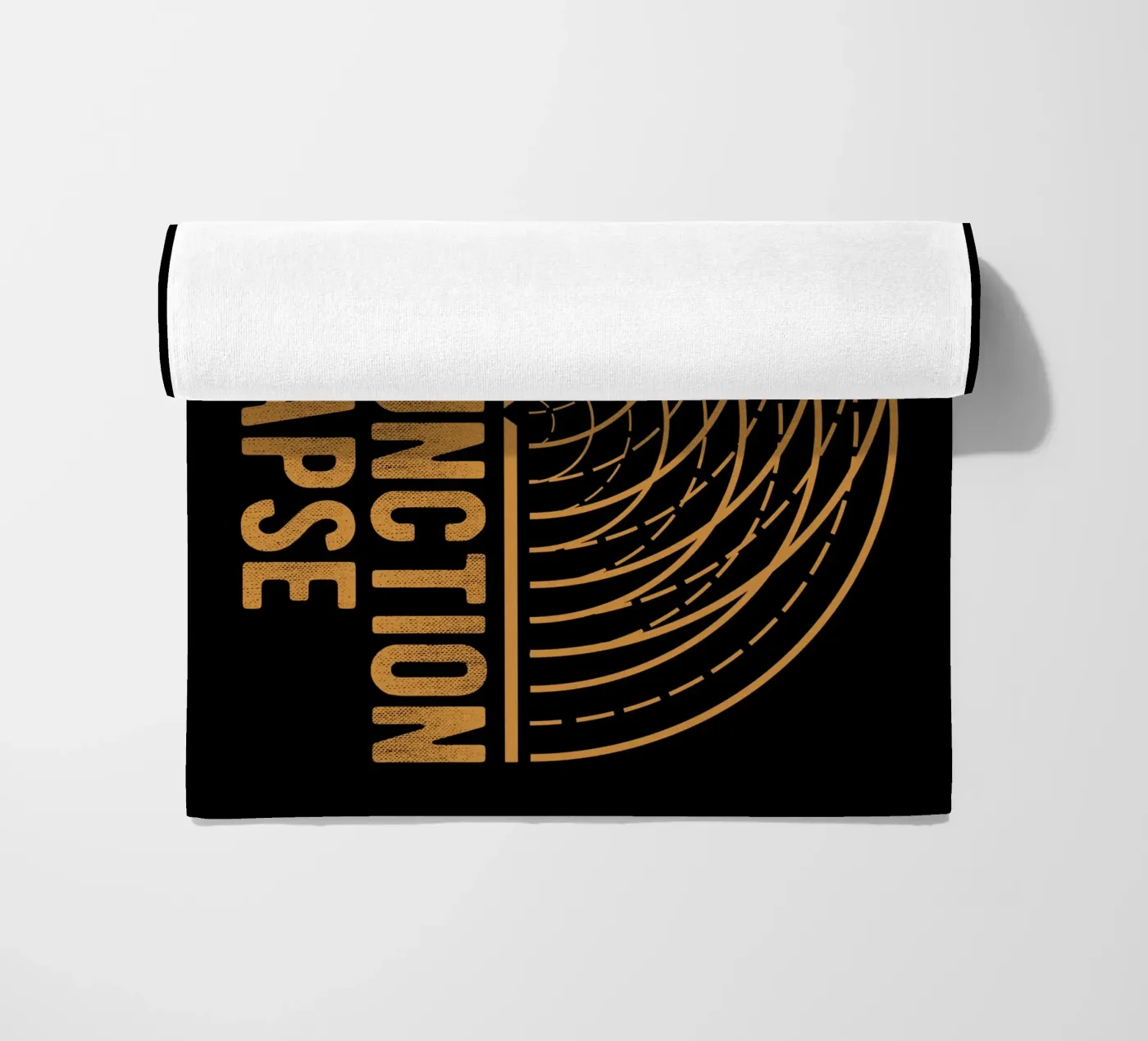 Zusammenbruch der Wellenfunktion Strandtuch von Mariel Toigo