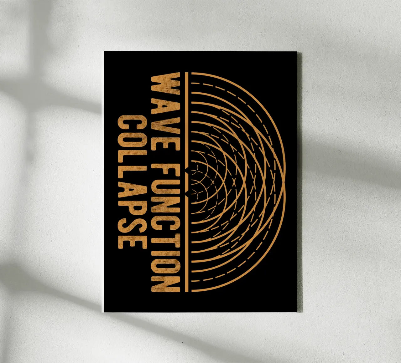 Wave Function Collapse canvas with Floater frame by Mariel Toigo