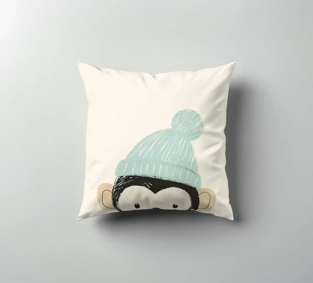 Simpatica scimmia con cappello cuscino da David Müller