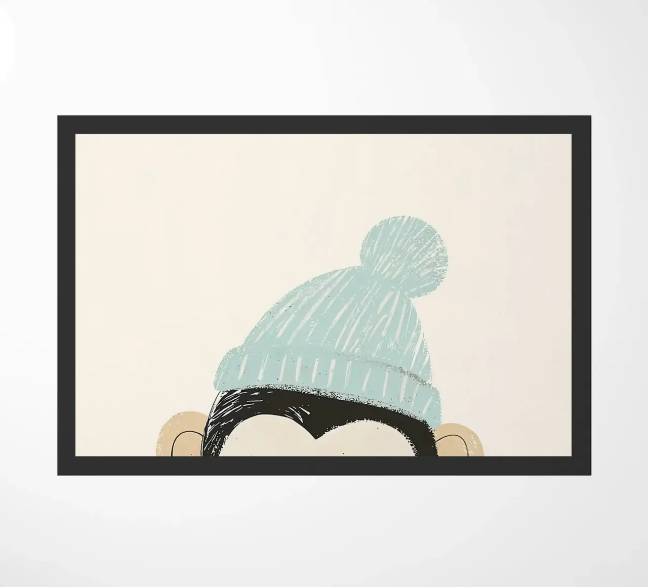Simpatica scimmia con cappello zerbino da David Müller