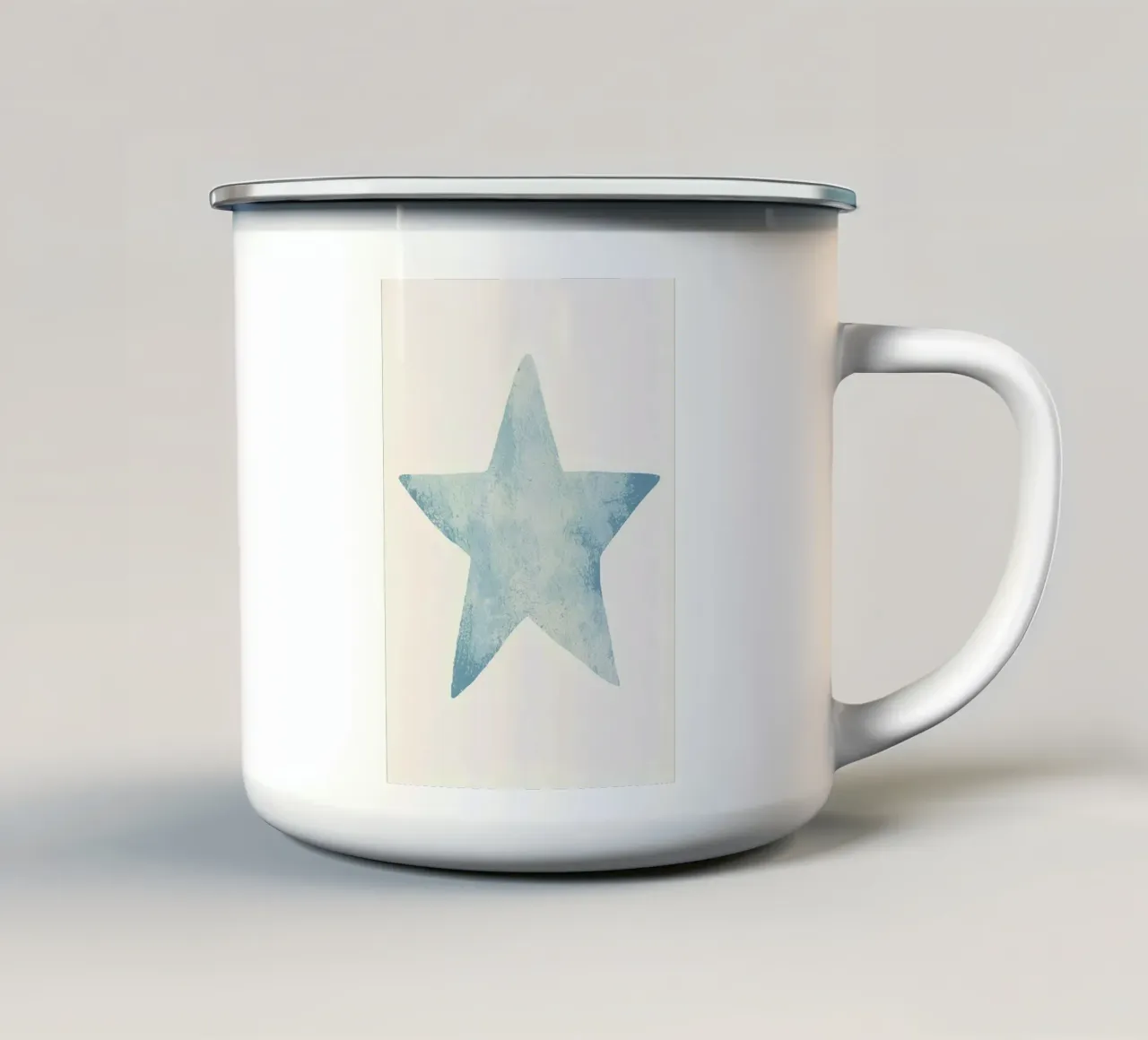 Stella acquerello blu tazza in smalto da David Müller