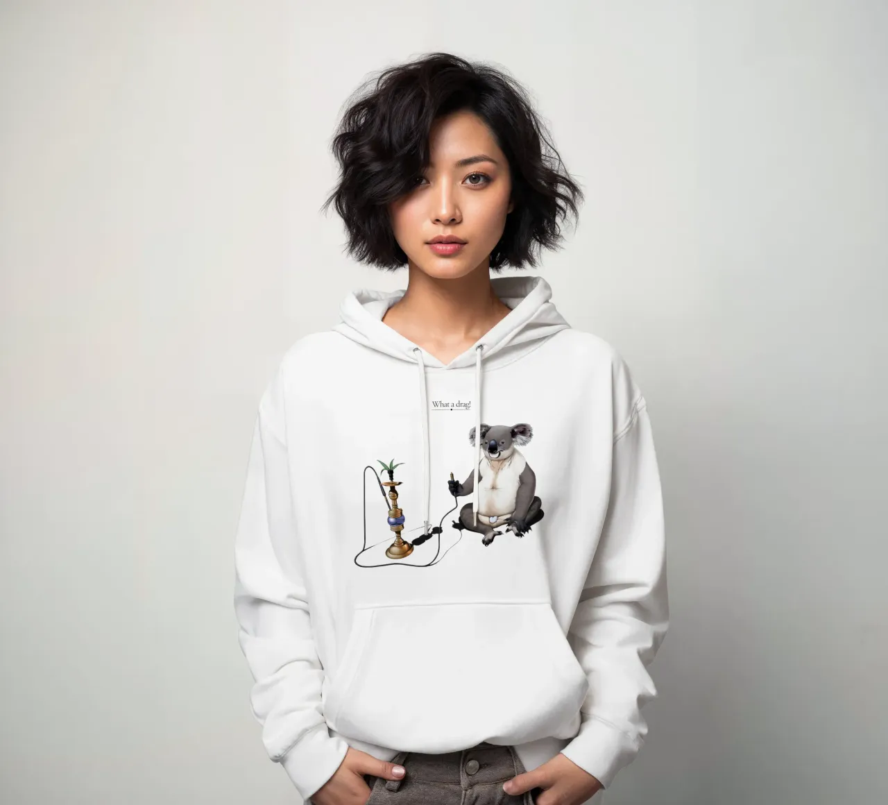 What a Drag! (Titled) felpa con cappuccio da Rob Art | Illustration