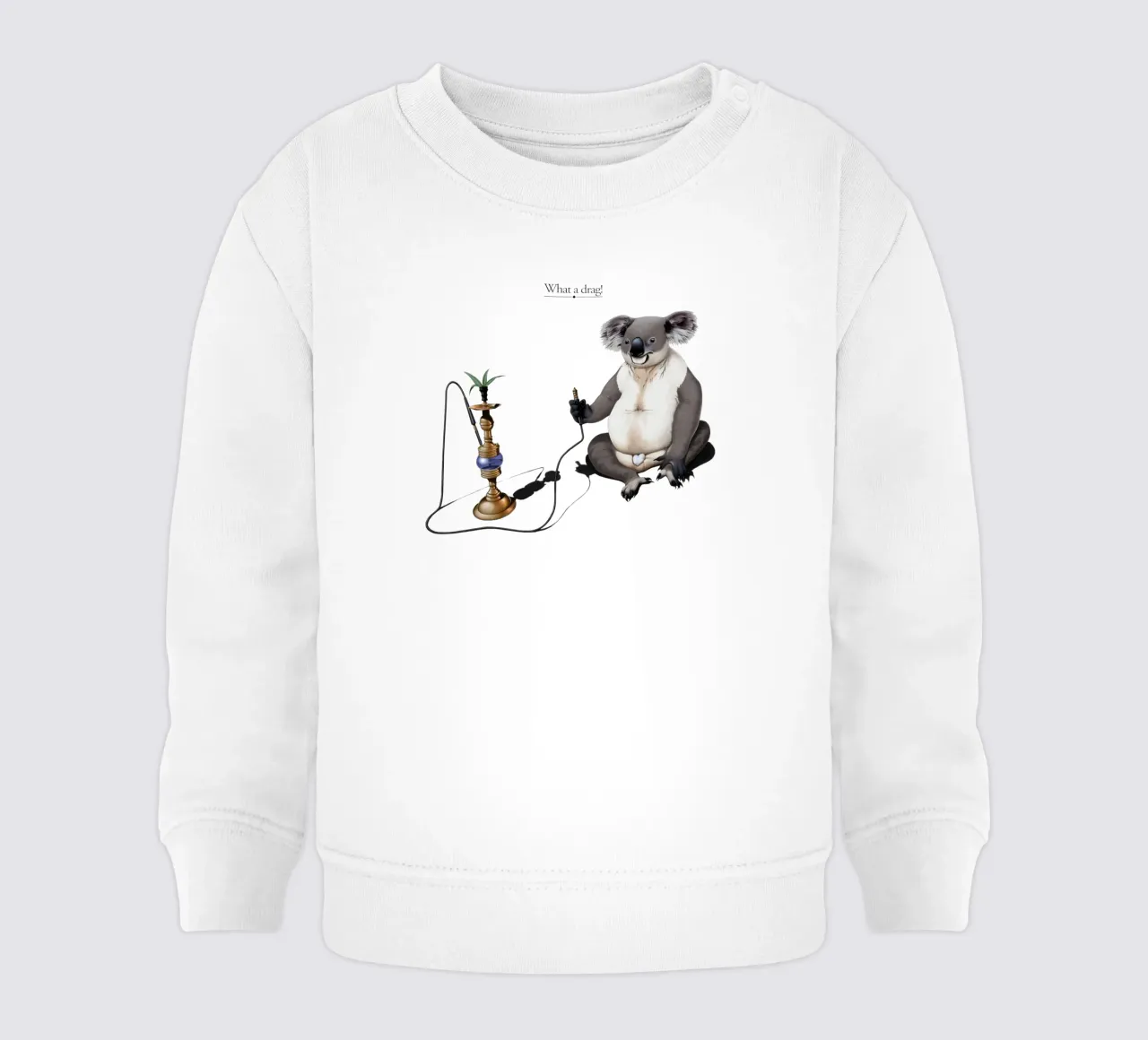 What a Drag! (Titled) baby sweatshirt van Rob Art | Illustration