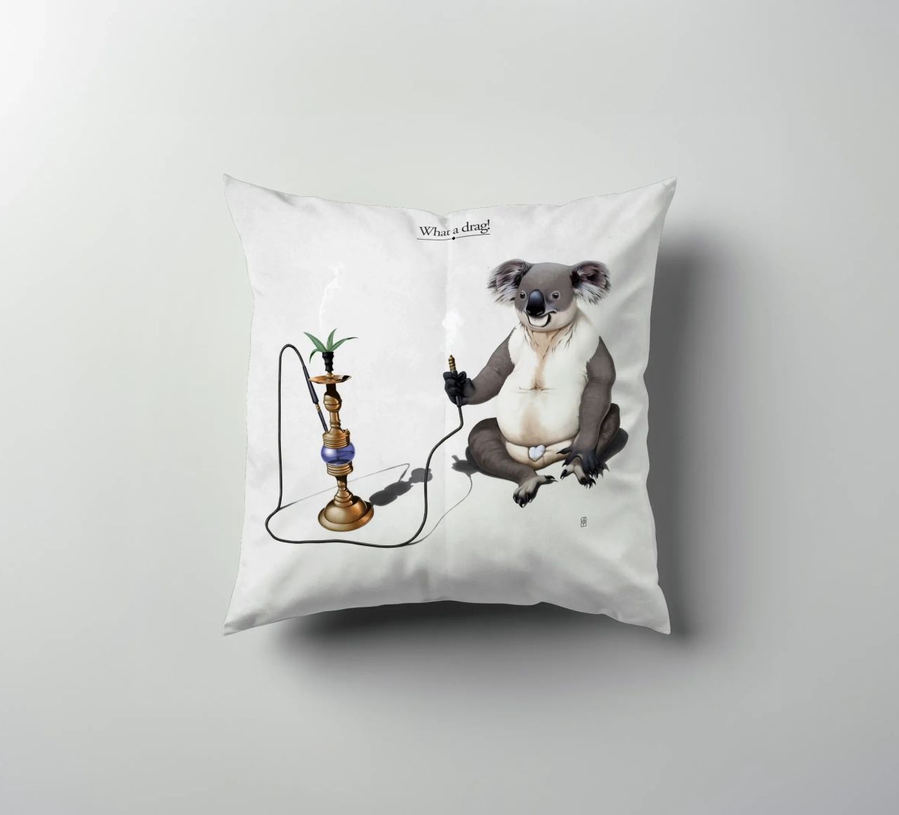 What a Drag! (Titled) cuscino da Rob Art | Illustration